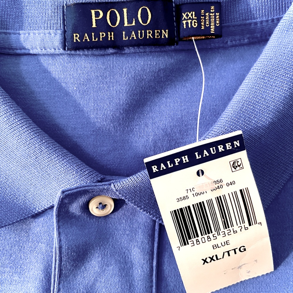 ***Blue POLO SHIRT NEW CONDITION ***